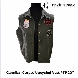 Cannibal Corpse Upcycled Vest